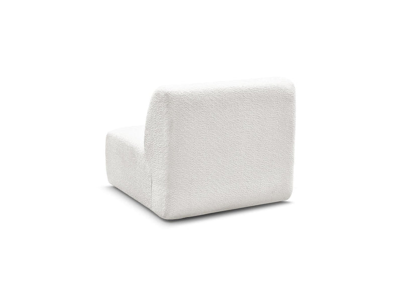 Anda - 1 Seater Chair Without Armrest For Modular Sofa - Chenille Fabric