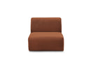 Anda - 1 Seater Chair Without Armrest For Modular Sofa - Chenille Fabric