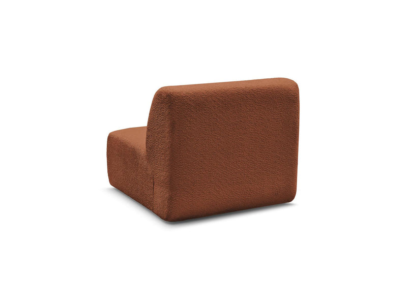 Anda - 1 Seater Chair Without Armrest For Modular Sofa - Chenille Fabric