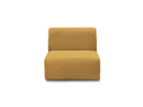 Anda - 1 Seater Chair Without Armrest For Modular Sofa - Chenille Fabric