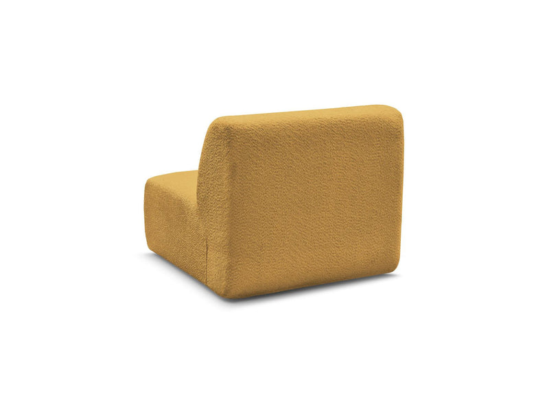 Anda - 1 Seater Chair Without Armrest For Modular Sofa - Chenille Fabric