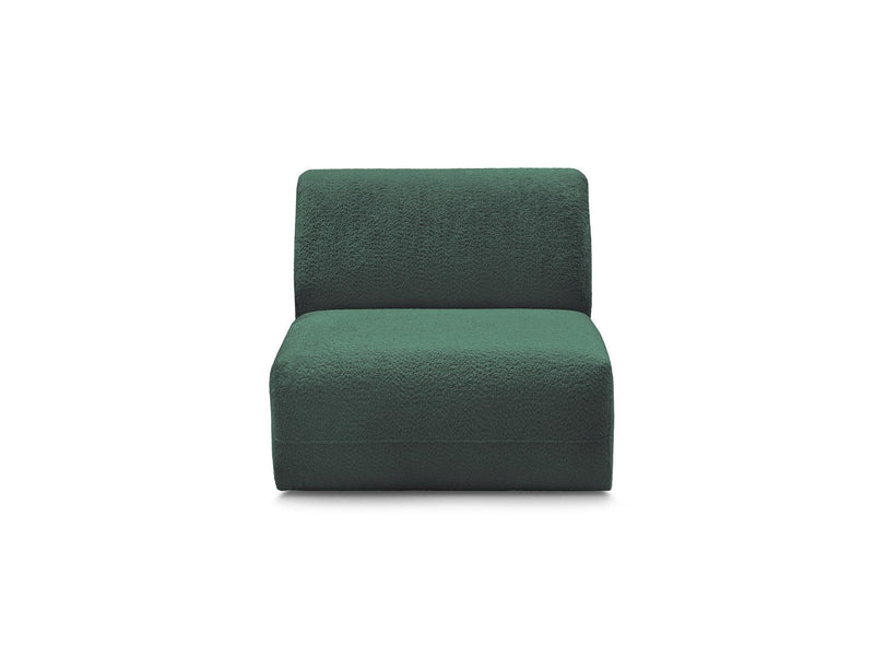 Anda - 1 Seater Chair Without Armrest For Modular Sofa - Chenille Fabric