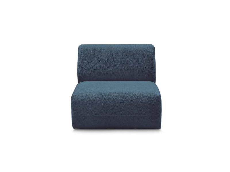 Anda - 1 Seater Chair Without Armrest For Modular Sofa - Chenille Fabric