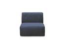 Anda - 1 Seater Chair Without Armrest For Modular Sofa - Chenille Fabric