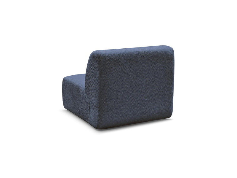 Anda - 1 Seater Chair Without Armrest For Modular Sofa - Chenille Fabric