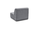 Anda - 1 Seater Chair Without Armrest For Modular Sofa - Chenille Fabric