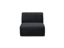 Anda - 1 Seater Chair Without Armrest For Modular Sofa - Chenille Fabric