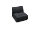 Anda - 1 Seater Chair Without Armrest For Modular Sofa - Chenille Fabric