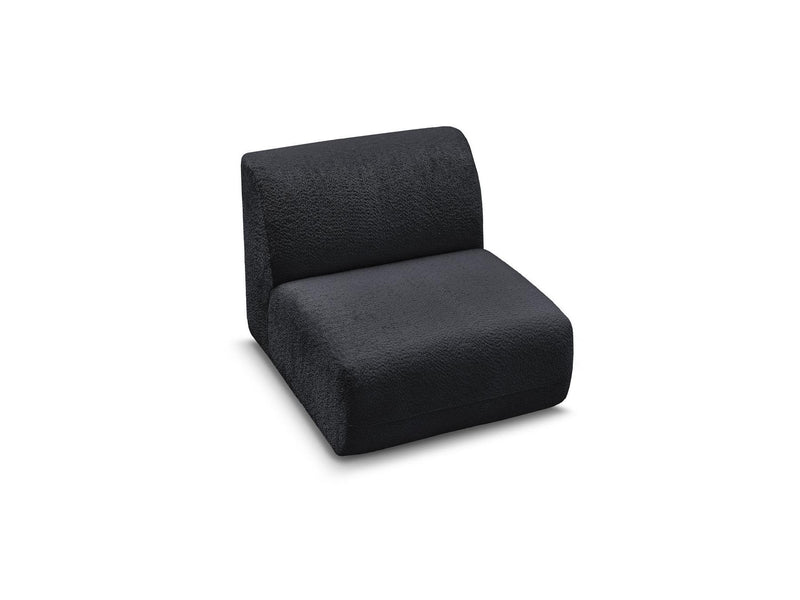 Anda - 1 Seater Chair Without Armrest For Modular Sofa - Chenille Fabric