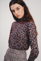 Barbara Infinity Blouse - Black