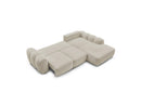 Montaigne - Convertible Corner Sofa with Large Chaise Lounge - Bouclette Fabric - Right Angle