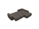 Montaigne - Convertible Corner Sofa with Large Chaise Lounge - Bouclette Fabric - Right Angle