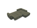 Montaigne - Convertible Corner Sofa with Large Chaise Lounge - Bouclette Fabric - Right Angle