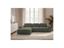 Montaigne - Convertible Corner Sofa with Large Chaise Lounge - Bouclette Fabric - Left Corner