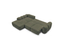 Montaigne - Convertible Corner Sofa with Large Chaise Lounge - Bouclette Fabric - Left Corner