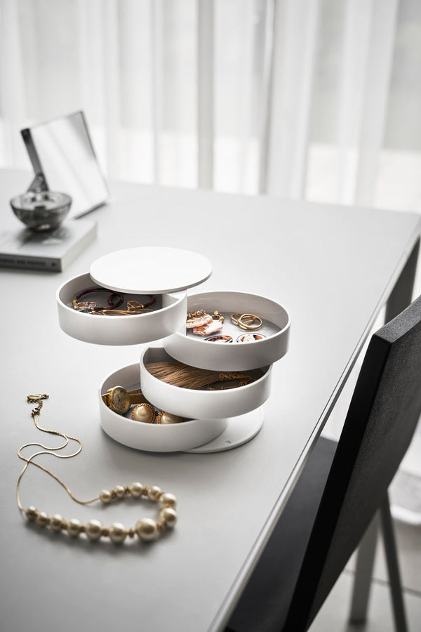 4-Level Jewellery Box - Tosca - White