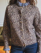 Cardigan Léopard Floran