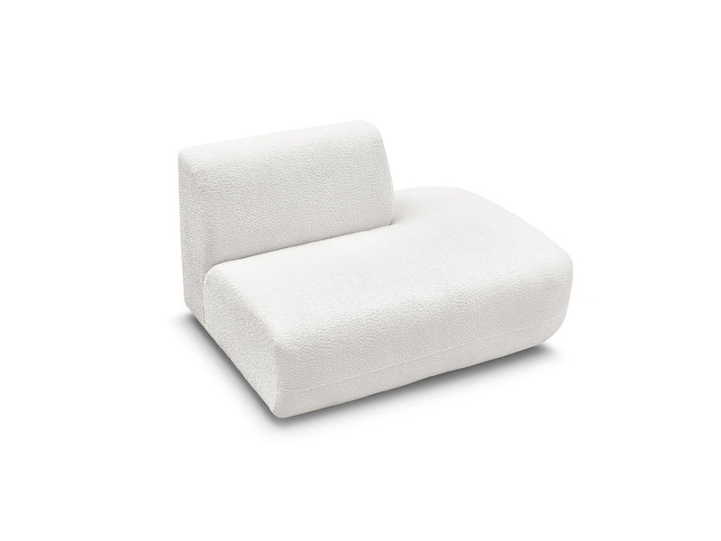 Anda - Chauffeuse Bout De Canapé Pour Canapé Modulable - Tissu Chenille - Angle Droit