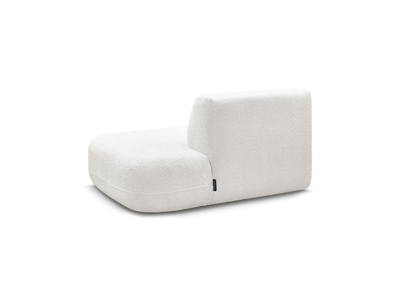 Anda - Chauffeuse Bout De Canapé Pour Canapé Modulable - Tissu Chenille - Angle Droit