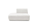 Anda - Silla auxiliar para sofá modular - Tela de chenilla - Ángulo izquierdo