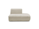 Anda - Chauffeuse Bout De Canapé Pour Canapé Modulable - Tissu Chenille - Angle Droit