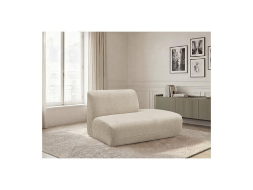 Anda - Silla auxiliar para sofá modular - Tela de chenilla - Ángulo recto