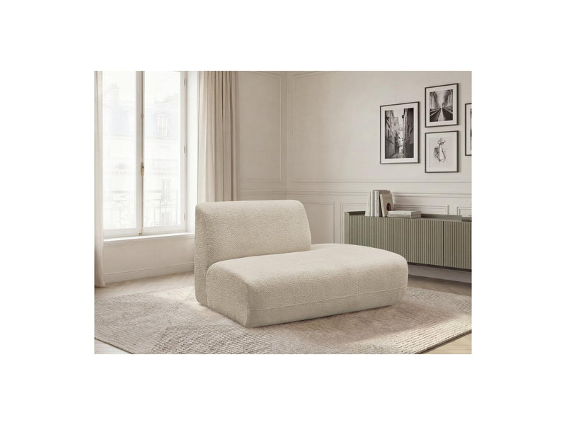 Anda - Chauffeuse Bout De Canapé Pour Canapé Modulable - Tissu Chenille - Angle Droit
