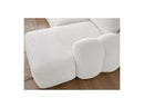 Montaigne - Canapé D'Angle Convertible Coffre - Tissu Bouclette - Angle Droit