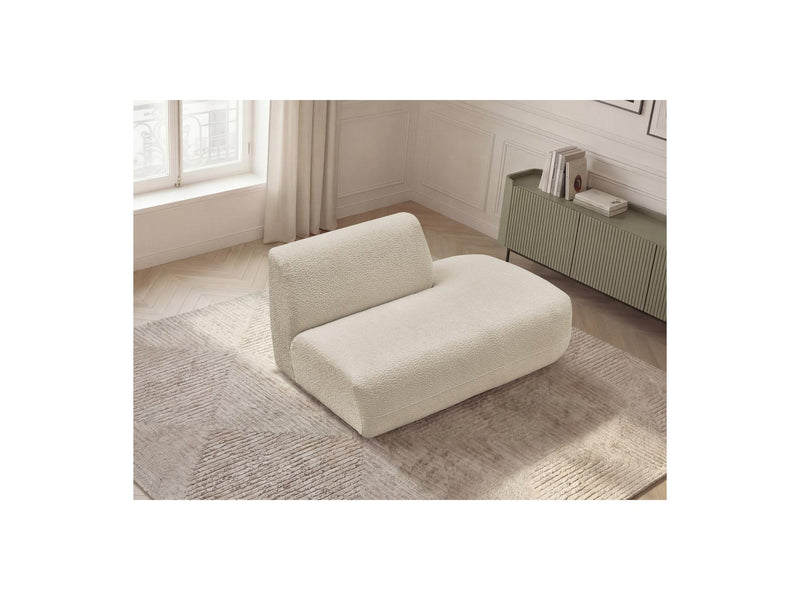 Anda - Chauffeuse Bout De Canapé Pour Canapé Modulable - Tissu Chenille - Angle Droit