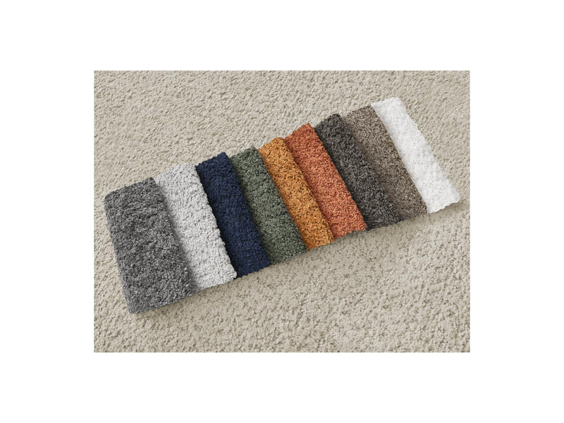 Montaigne - Canapé D'Angle Convertible Coffre - Tissu Bouclette - Angle Droit