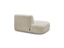 Anda - Silla auxiliar para sofá modular - Tela de chenilla - Ángulo izquierdo