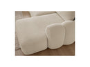 Montaigne - Canapé D'Angle Convertible Coffre - Tissu Bouclette - Angle Droit