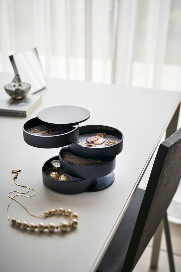 4-Tier Jewellery Box - Tosca - Black