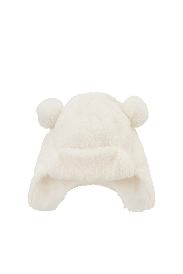 Gorro con Orejeras - Ecru - Niña