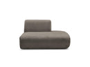 Anda - Chauffeuse Bout De Canapé Pour Canapé Modulable - Tissu Chenille - Angle Droit