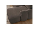 Montaigne - Canapé D'Angle Convertible Coffre - Tissu Bouclette - Angle Droit