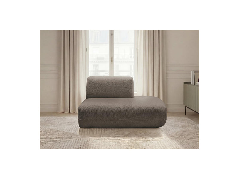Anda - Chauffeuse Bout De Canapé Pour Canapé Modulable - Tissu Chenille - Angle Droit