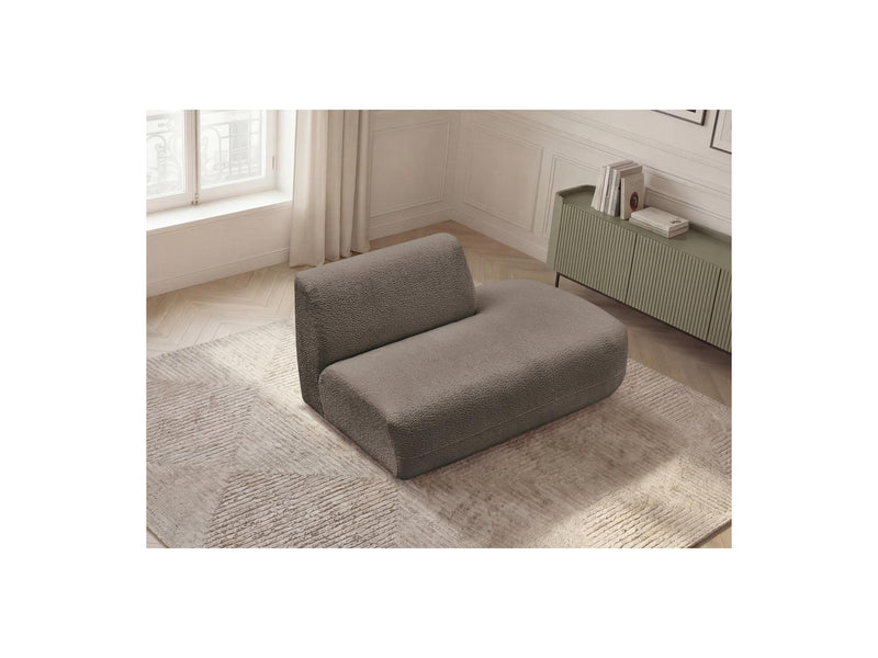 Anda - Chauffeuse Bout De Canapé Pour Canapé Modulable - Tissu Chenille - Angle Droit