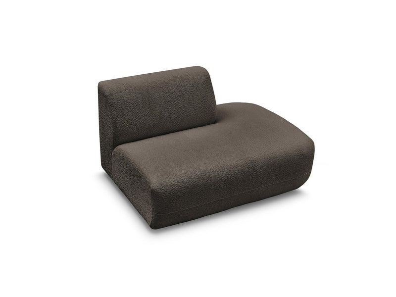 Anda - Chauffeuse Bout De Canapé Pour Canapé Modulable - Tissu Chenille - Angle Droit