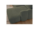 Montaigne - Canapé D'Angle Convertible Coffre - Tissu Bouclette - Angle Droit