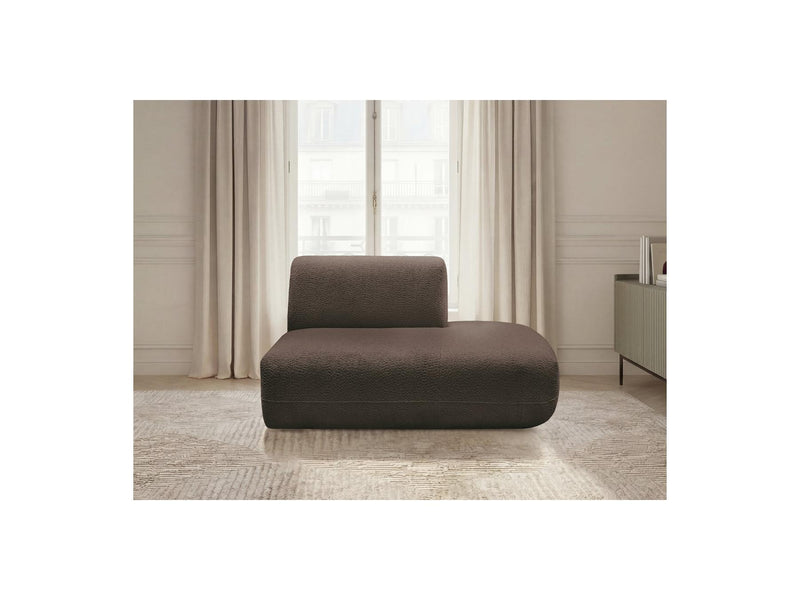Anda - Chauffeuse Bout De Canapé Pour Canapé Modulable - Tissu Chenille - Angle Droit