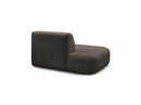 Anda - Silla auxiliar para sofá modular - Tela de chenilla - Ángulo izquierdo