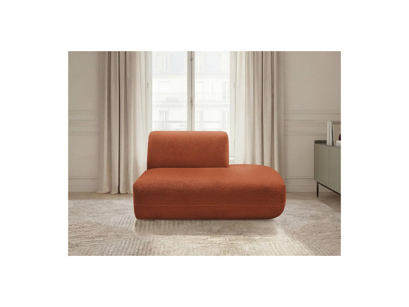 Anda - Chauffeuse Bout De Canapé Pour Canapé Modulable - Tissu Chenille - Angle Droit