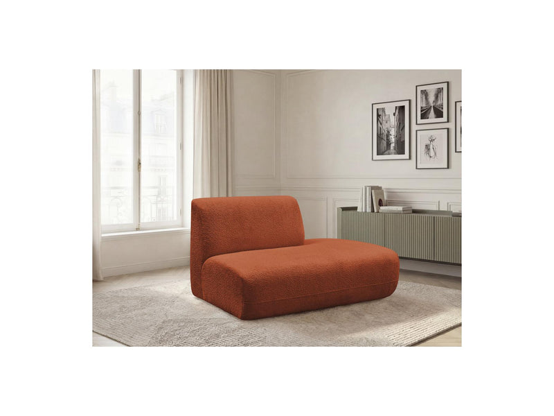 Anda - Chauffeuse Bout De Canapé Pour Canapé Modulable - Tissu Chenille - Angle Droit
