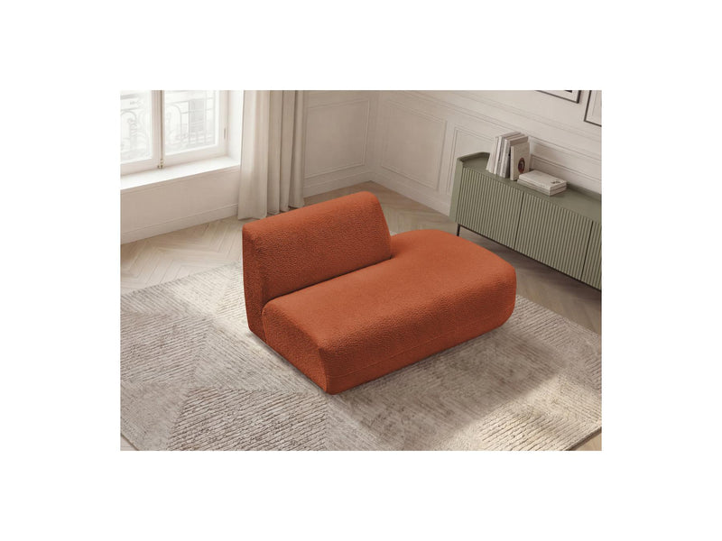 Anda - Chauffeuse Bout De Canapé Pour Canapé Modulable - Tissu Chenille - Angle Droit