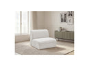 Anda - 1 Seater Chair Without Armrest For Modular Sofa - Chenille Fabric
