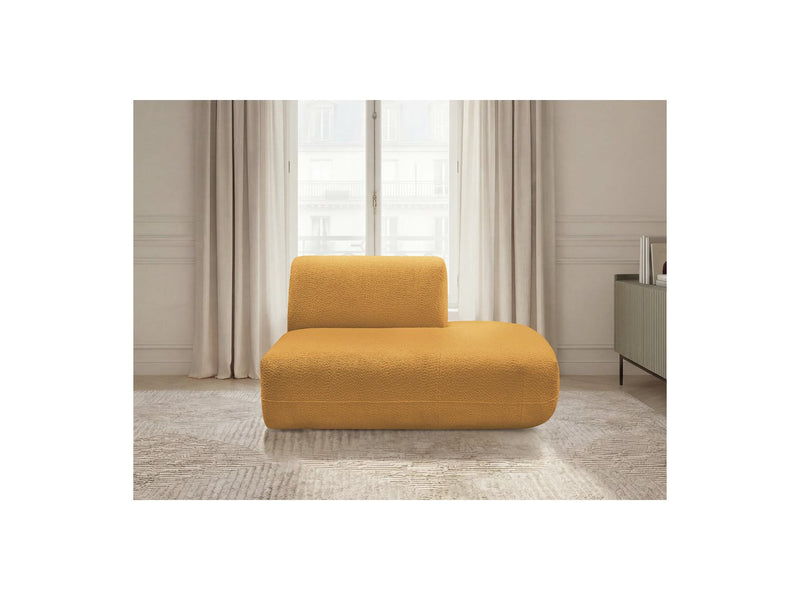 Anda - Chauffeuse Bout De Canapé Pour Canapé Modulable - Tissu Chenille - Angle Droit