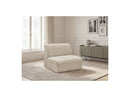 Anda - 1 Seater Chair Without Armrest For Modular Sofa - Chenille Fabric