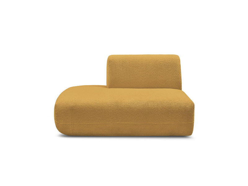 Anda - Silla auxiliar para sofá modular - Tela de chenilla - Ángulo izquierdo