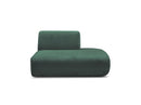 Anda - Chauffeuse Bout De Canapé Pour Canapé Modulable - Tissu Chenille - Angle Droit